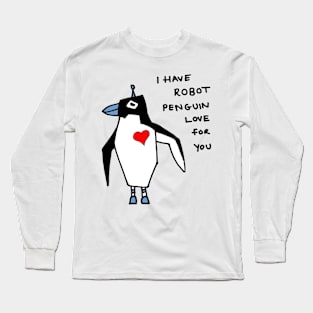 Penguin Robot Long Sleeve T-Shirt